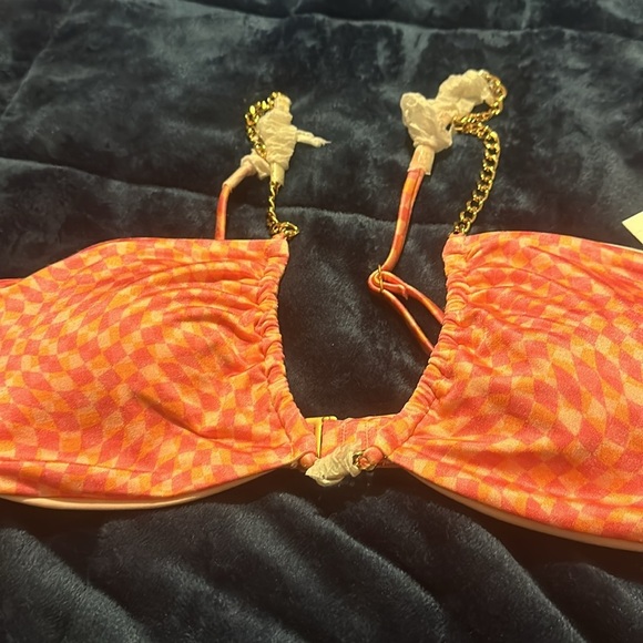 NWT L*Space- Sammie Bikini Top in Heat Waves - Picture 11 of 12
